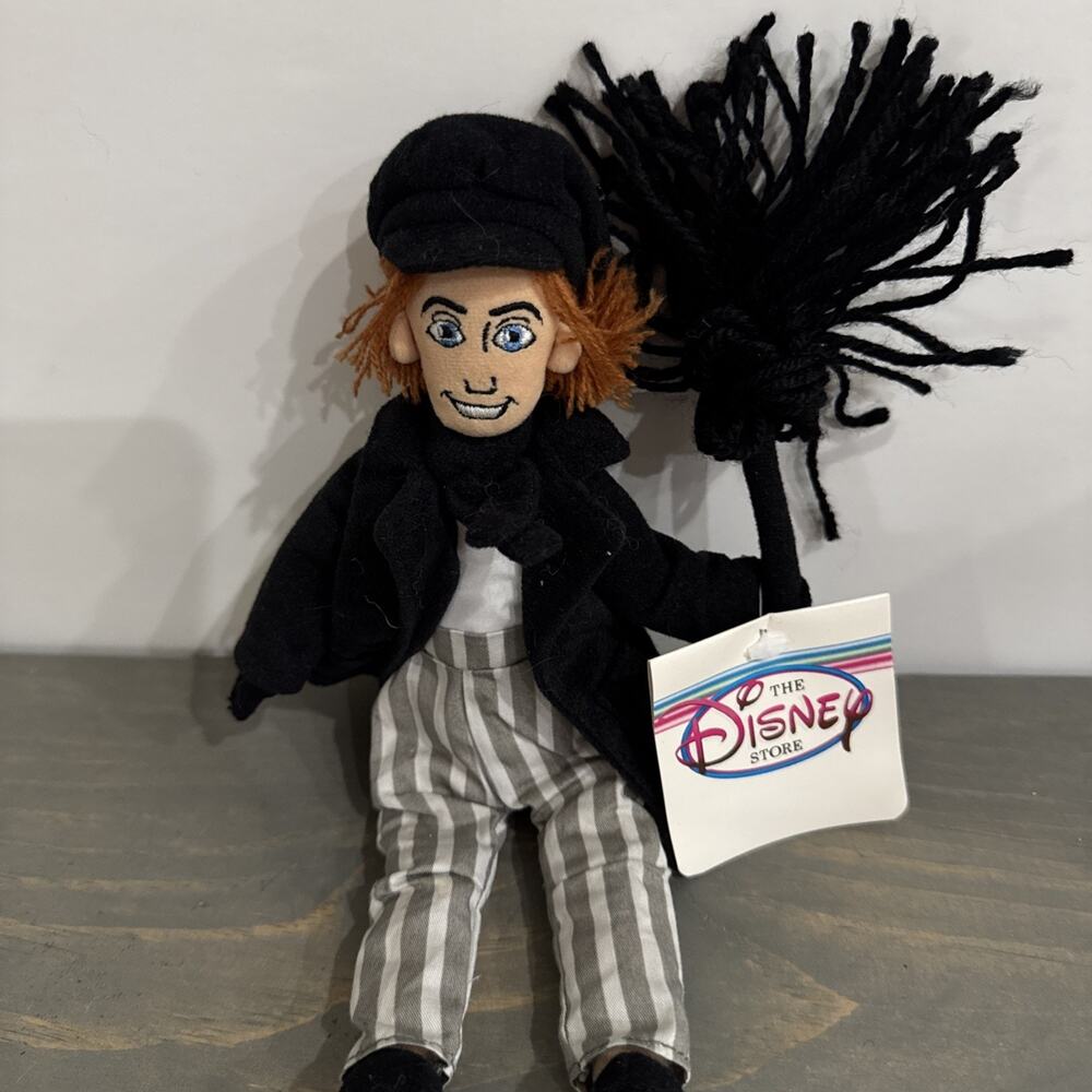 Disney Store 8" Bert The Chimney Sweep- Bean Bag from Mary Poppins New With Tag